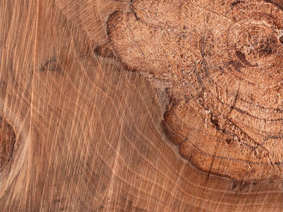 Cherry slab crosscut detail