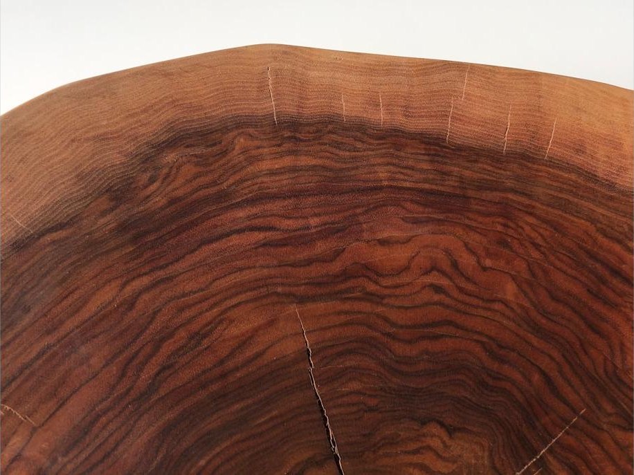 Walnut slab with dramatic figure